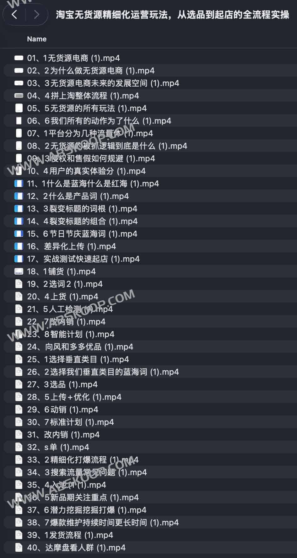 淘宝无货源精细化运营玩法,从选品到起店的全流程实操 1 淘宝无货源精细化运营玩法,从选品到起店的全流程实操